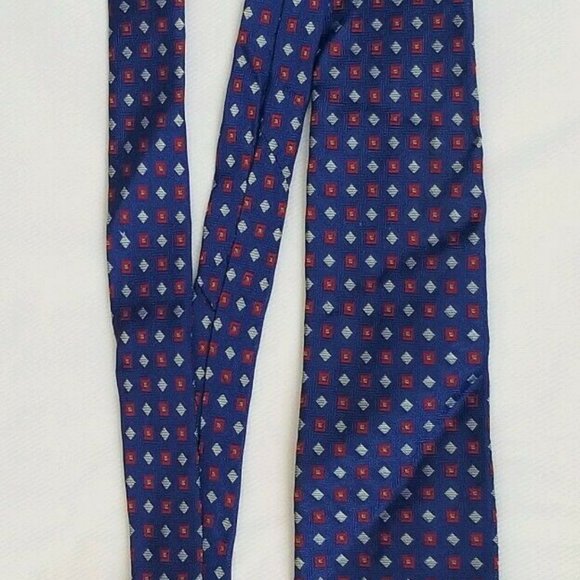 Ben Silver Cravate Men's 100% Silk Neck Tie Blue - Picture 2 of 3